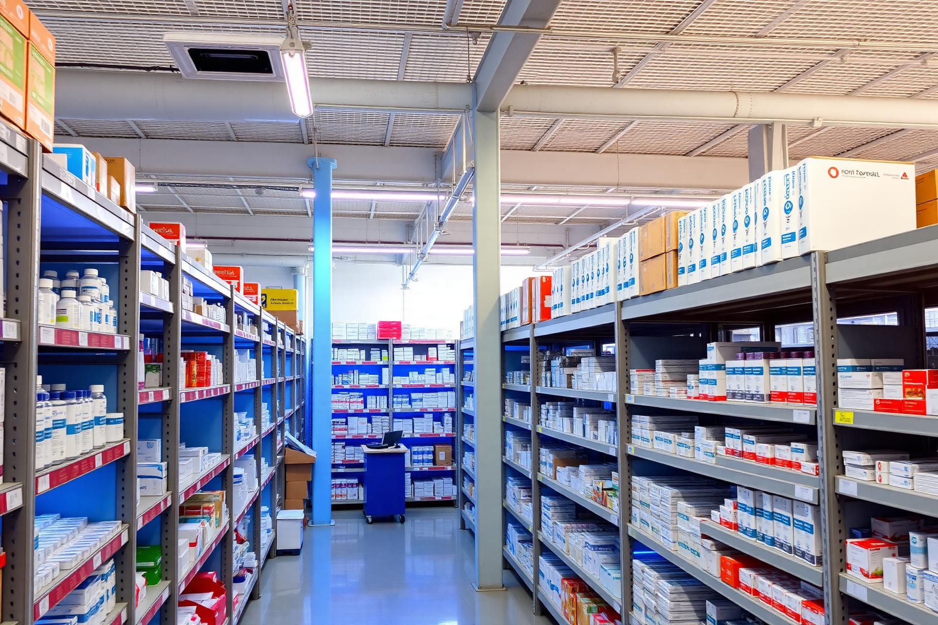 Modern pharmaceutical distribution facility